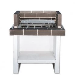 BBQ - Μπριζολιέρα κάρβουνου SXISTOLITHOS 0117 76x90 Cm Μικρή