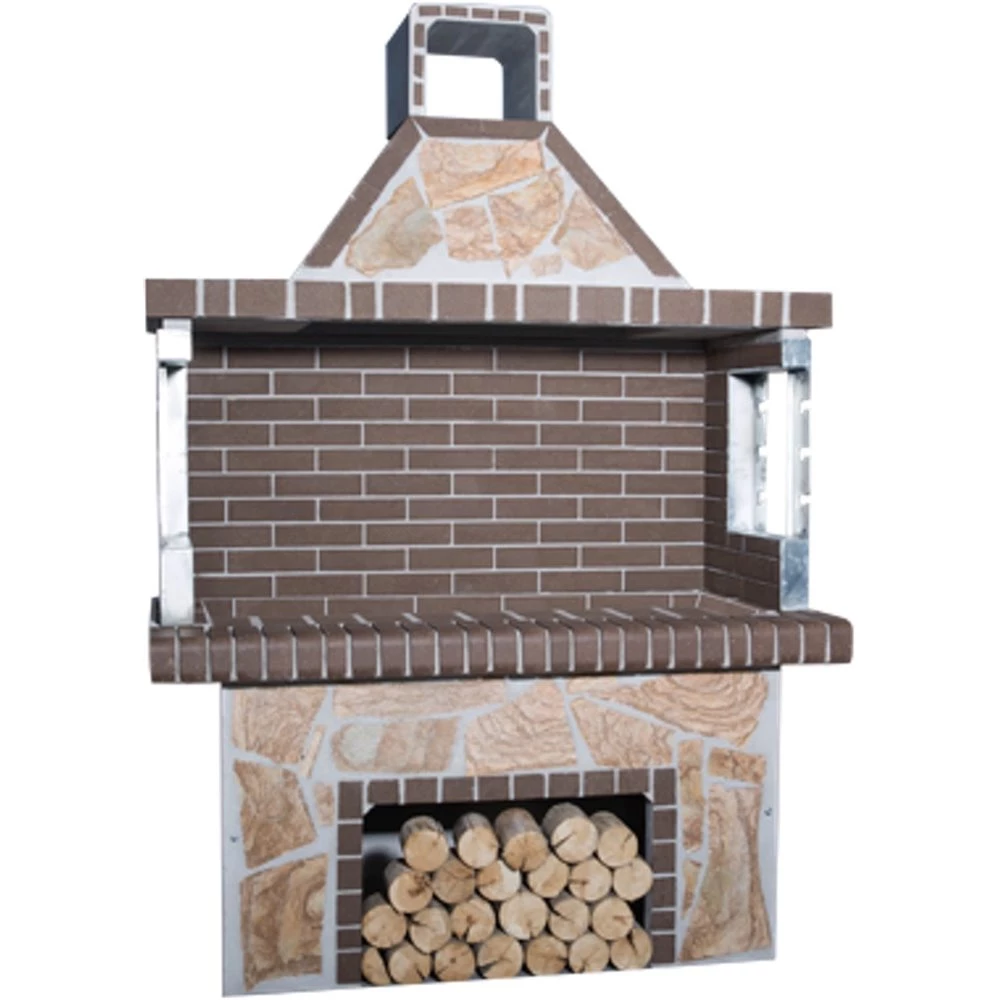 BBQ - Χτιστή ψησταριά κάρβουνου SXISTOLITHOS 0115 76x110 Cm Μεσαία 1 BBQ - Χτιστή ψησταριά κάρβουνου SXISTOLITHOS 0115 76x110 Cm Μεσαία