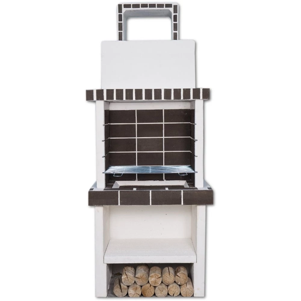 BBQ - Χτιστή ψησταριά κάρβουνου SXISTOLITHOS 0116 76x90 Cm Μικρή 1 BBQ - Χτιστή ψησταριά κάρβουνου SXISTOLITHOS 0116 76x90 Cm Μικρή