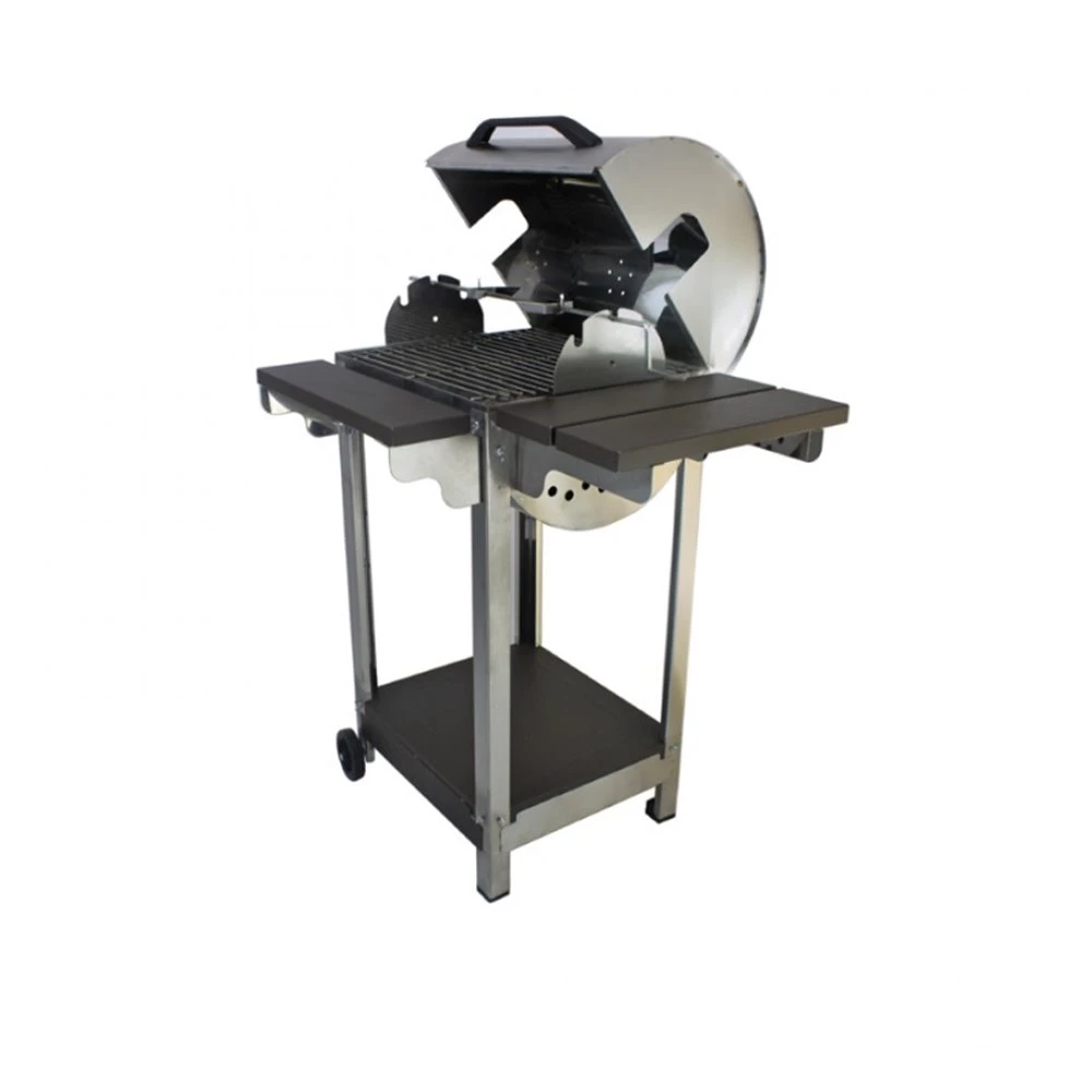 Ψησταρία κάρβουνου 72,5x54 Inox PITSILOS Βαρέλι μικρό 1045 2 Ψησταρία κάρβουνου 72,5x54 Inox PITSILOS Βαρέλι μικρό 1045 - Image 2