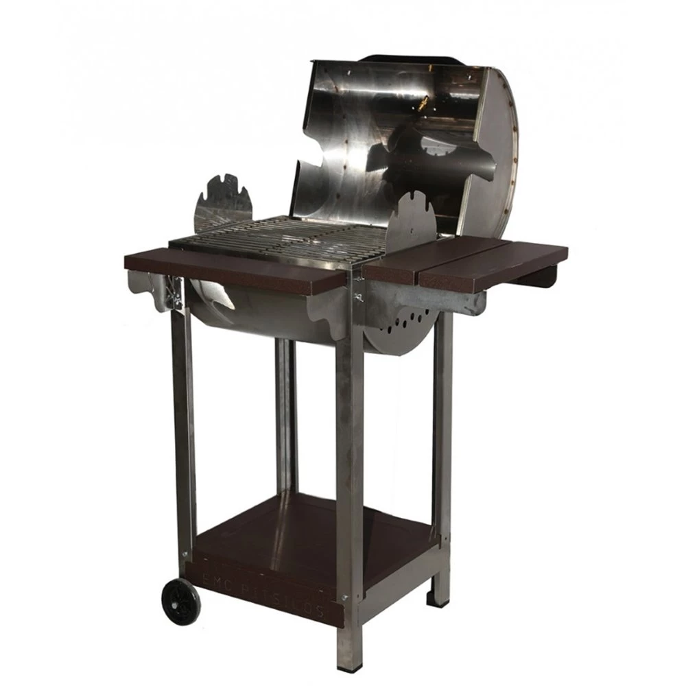 Ψησταρία κάρβουνου 72,5x54 Inox PITSILOS Βαρέλι μικρό 1045 1 Ψησταρία κάρβουνου 72,5x54 Inox PITSILOS Βαρέλι μικρό 1045