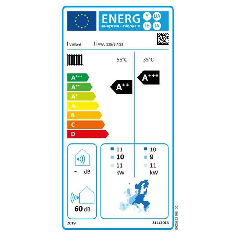 Αντλία θερμότητας Monoblock 3Φ VAILLANT AroTHERM VWL PLUS 125/6 400V 15,6 KW (Ψ/Θ) 2 Αντλία θερμότητας Monoblock 3Φ VAILLANT AroTHERM VWL PLUS 125/6 400V 15,6 KW (Ψ/Θ) - Image 2