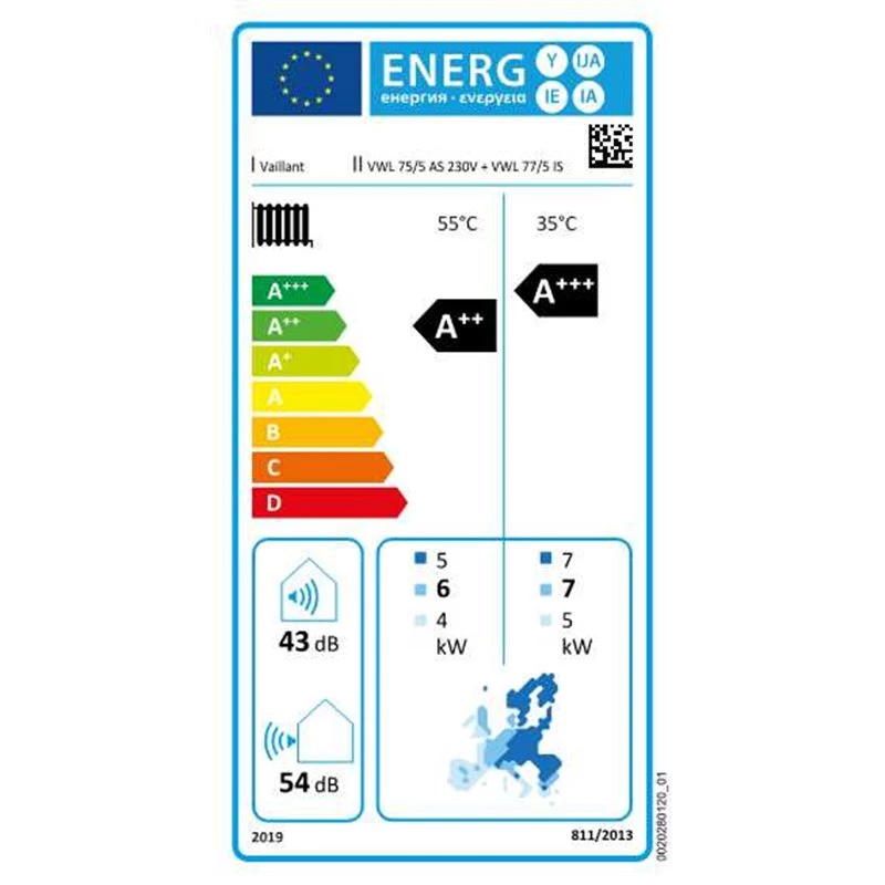 Αντλία θερμότητας Split 1Φ VAILLANT AroTHERM VSPLIT 75/77 9,8 KW (Ψ/Θ) 2 Αντλία θερμότητας Split 1Φ VAILLANT AroTHERM VSPLIT 75/77 9,8 KW (Ψ/Θ) - Image 2