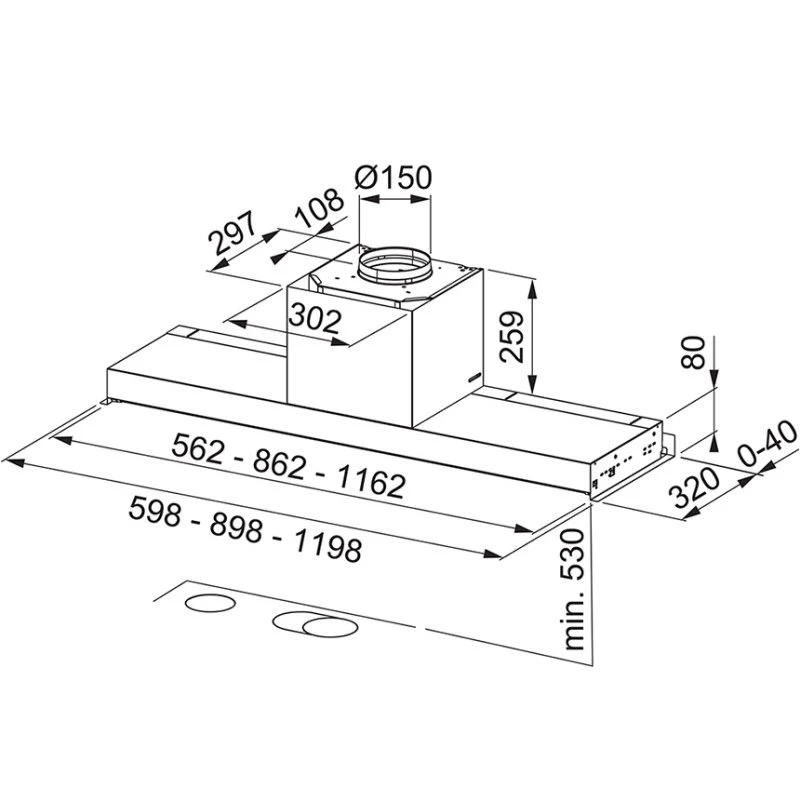 Εντοιχιζόμενος απορροφητήρας 60 Cm FRANKE STYLE DRIP FREE FST DRIP-FREE 60 X Inox - Μαύρο Κρύσταλλο 3105001103 3 Εντοιχιζόμενος απορροφητήρας 60 Cm FRANKE STYLE DRIP FREE FST DRIP-FREE 60 X Inox - Μαύρο Κρύσταλλο 3105001103 - Image 3