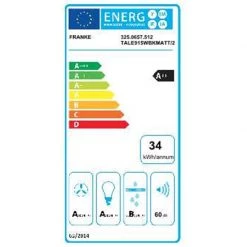 Απορροφητήρας - Επιτοίχια Καμινάδα 90 Cm FRANKE TALE 915 W BK Black Matt 3105001099 -Αντλίες Θερμότητας Κατάστημα απορροφητήρας επιτοίχια καμινάδα 90 cm franke tale 915 w bk black matt 3105001099 3