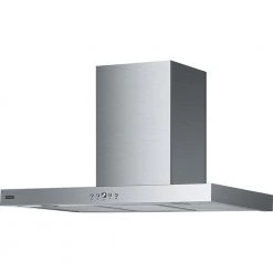 Απορροφητήρας - επιτοίχια καμινάδα FRANKE TIBER 90 XS/BK Inox 90 Cm 3105001081