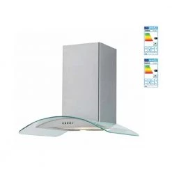 Απορροφητήρας - Επιτοίχια καμινάδα KARAG CTW 11 Διάφανο κρύσταλλο 90 Cm