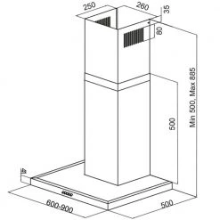 Απορροφητήρας - Επιτοίχια καμινάδα KARAG CTW 12 Inox 60 Cm 5 Απορροφητήρας - Επιτοίχια καμινάδα KARAG CTW 12 Inox 60 Cm -Αντλίες Θερμότητας Κατάστημα απορροφητήρας επιτοίχια καμινάδα karag ctw 12 inox 60 cm 2