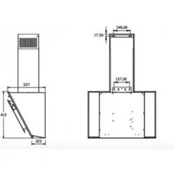 Απορροφητήρας - Επιτοίχια καμινάδα KARAG CTW 30 Μαύρο κρύσταλλο 60 Cm 6 Απορροφητήρας - Επιτοίχια καμινάδα KARAG CTW 30 Μαύρο κρύσταλλο 60 Cm -Αντλίες Θερμότητας Κατάστημα απορροφητήρας επιτοίχια καμινάδα karag ctw 30 μαύρο κρύσταλλο 60 cm 2