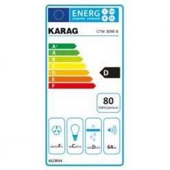 Απορροφητήρας - Επιτοίχια καμινάδα KARAG CTW 30 Μαύρο κρύσταλλο 60 Cm 7 Απορροφητήρας - Επιτοίχια καμινάδα KARAG CTW 30 Μαύρο κρύσταλλο 60 Cm -Αντλίες Θερμότητας Κατάστημα απορροφητήρας επιτοίχια καμινάδα karag ctw 30 μαύρο κρύσταλλο 60 cm 3