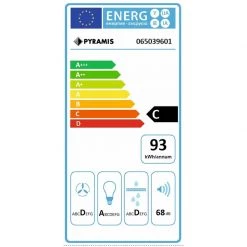 Απορροφητήρας - Επιτοίχια καμινάδα PYRAMIS VETRIO 90 Cm Μαύρο κρύσταλλο 065039601 -Αντλίες Θερμότητας Κατάστημα απορροφητήρας επιτοίχια καμινάδα pyramis vetrio 90 cm μαύρο κρύσταλλο 065039601 2