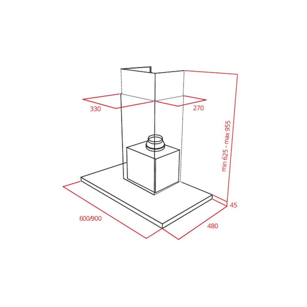Απορροφητήρας - Επιτοίχια Καμινάδα TEKA DSJ 980 90 CM F.843 2 Απορροφητήρας - Επιτοίχια Καμινάδα TEKA DSJ 980 90 CM F.843 - Image 2