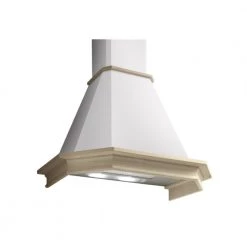 Απορροφητήρας - Επιτοίχια καμινάδα ρουστίκ PYRAMIS CLASSIC Δρύς - Μέταλλο 60 Cm 065018002