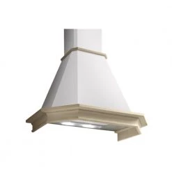 Απορροφητήρας - Επιτοίχια καμινάδα ρουστίκ PYRAMIS CLASSIC Δρύς - Μέταλλο 90 Cm 065018102