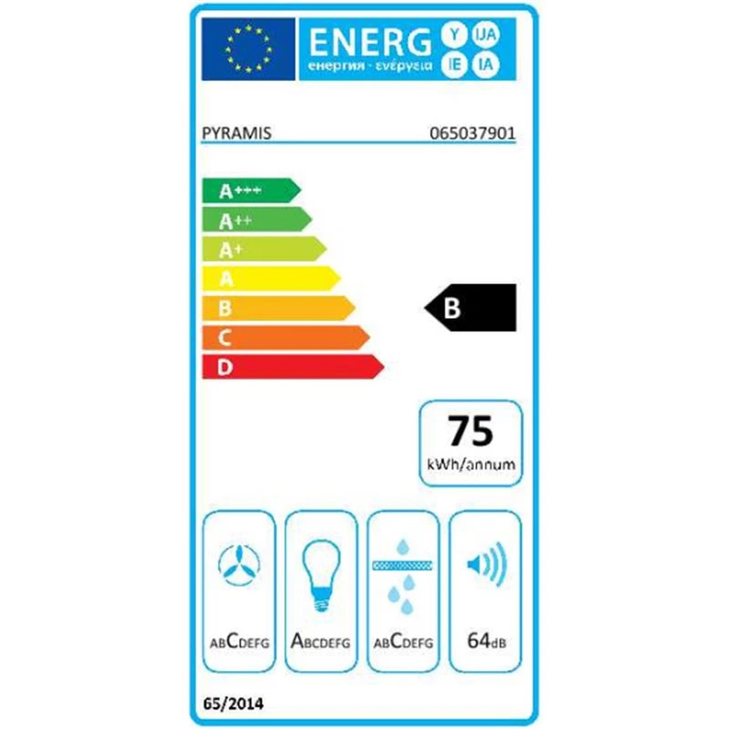 Απορροφητήρας - Επιτοίχια καμινάδα τετράγωνη PYRAMIS PLUS 90 Cm Inox 065037901 3 Απορροφητήρας - Επιτοίχια καμινάδα τετράγωνη PYRAMIS PLUS 90 Cm Inox 065037901 - Image 3