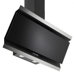 Απορροφητήρας - Επιτόχια καμινάδα PYRAMIS ELEGANTO ELEGANT Inox - Μαύρο Κρύσταλλο 60 Cm 065033101