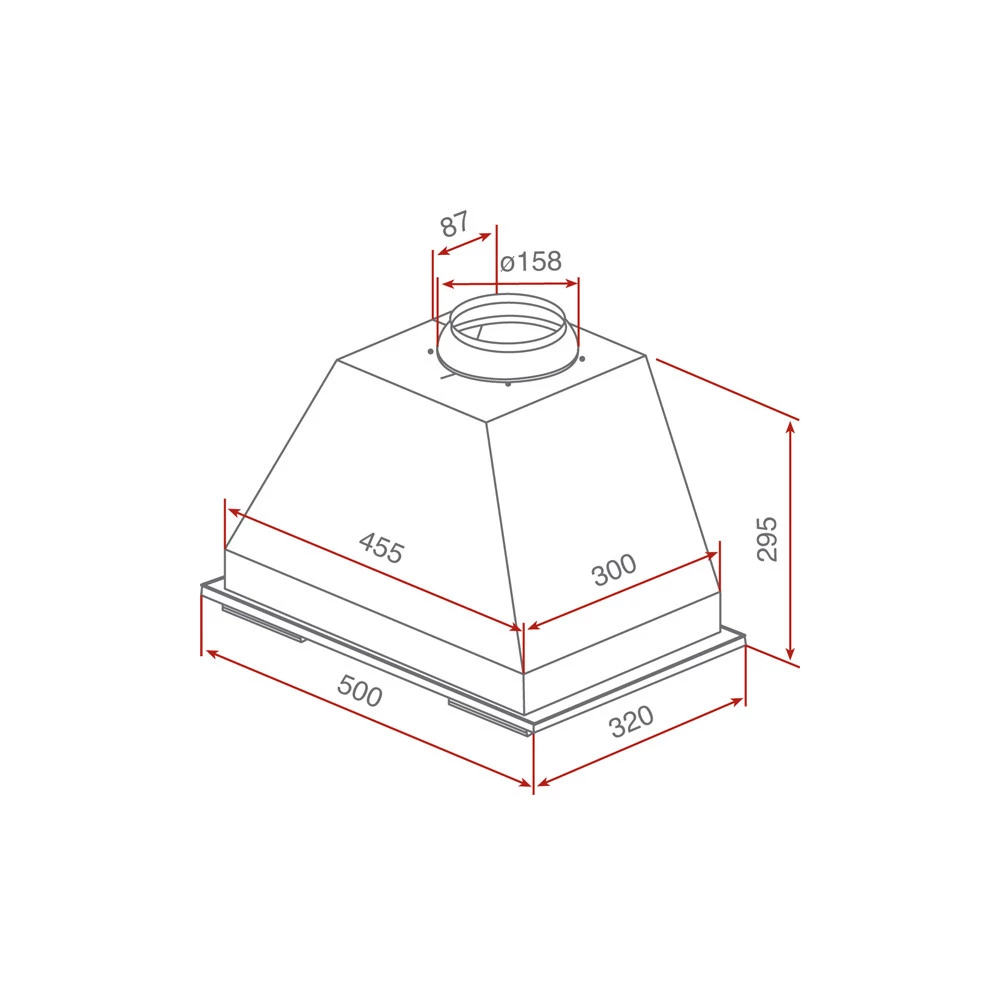 Απορροφητήρας - Μοτερ Για Τζάκι TEKA GFT 800 INOX 50 CM H.310.8IN 2 Απορροφητήρας - Μοτερ Για Τζάκι TEKA GFT 800 INOX 50 CM H.310.8IN - Image 2