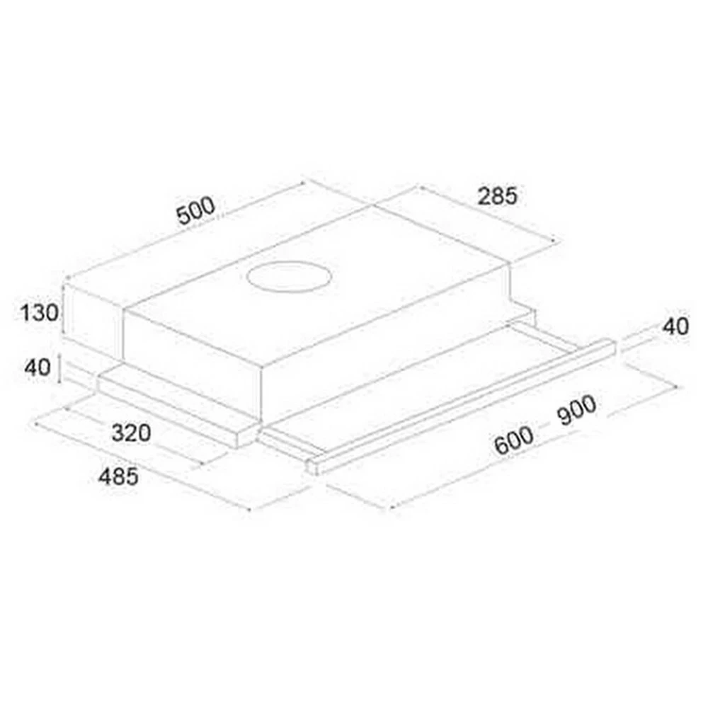 Απορροφητήρας - Συρόμενος KARAG Η71 Full Inox 60 Cm 2 Απορροφητήρας - Συρόμενος KARAG Η71 Full Inox 60 Cm - Image 2