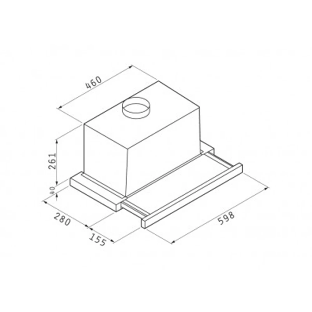 Απορροφητήρας συρόμενος PYRAMIS TURBO ESSENTIAL Καφέ 60 Cm 065017402 2 Απορροφητήρας συρόμενος PYRAMIS TURBO ESSENTIAL Καφέ 60 Cm 065017402 - Image 2