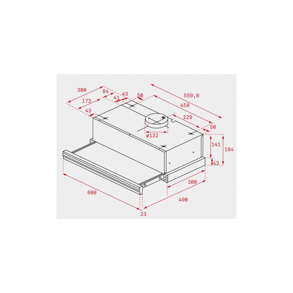 Απορροφητήρας Συρόμενος TEKA CNL 6400 INOX 60 CM F.868.SS 2 Απορροφητήρας Συρόμενος TEKA CNL 6400 INOX 60 CM F.868.SS - Image 2
