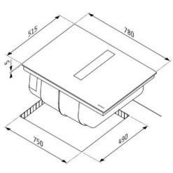 Επαγωγική εστία αφής με ενσωματωμένο απορροφητήρα PYRAMIS ABYSSO DOWN AIR 78 Cm Μαύρη 034062201 -Αντλίες Θερμότητας Κατάστημα κεραμική εστία αφής με ενσωματωμένο απορροφητήρα pyramis abysso down air 78 cm μαύρη 034062201 2