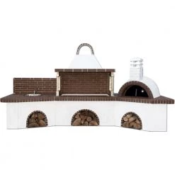 Σετ BBQ - Χτιστή ψησταριά SXISTOLITHOS 0202 4,00m