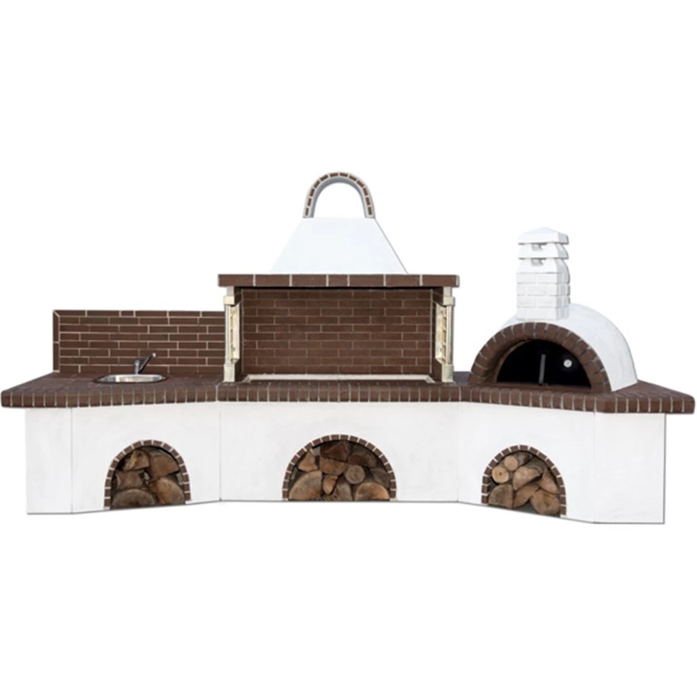 Σετ BBQ - Χτιστή ψησταριά SXISTOLITHOS 0202 4,00m 1 Σετ BBQ - Χτιστή ψησταριά SXISTOLITHOS 0202 4,00m