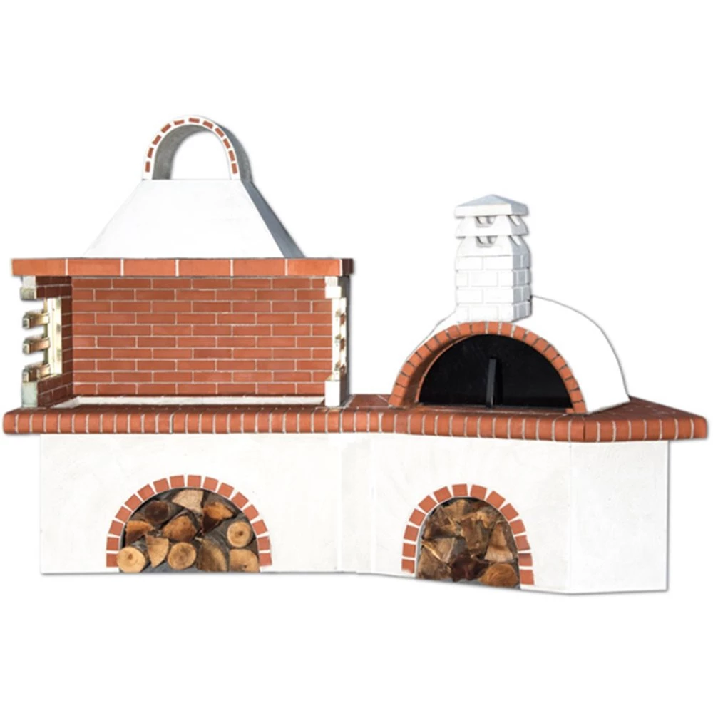 Σετ BBQ - Χτιστή ψησταριά SXISTOLITHOS 0224 2,80m 1 Σετ BBQ - Χτιστή ψησταριά SXISTOLITHOS 0224 2,80m