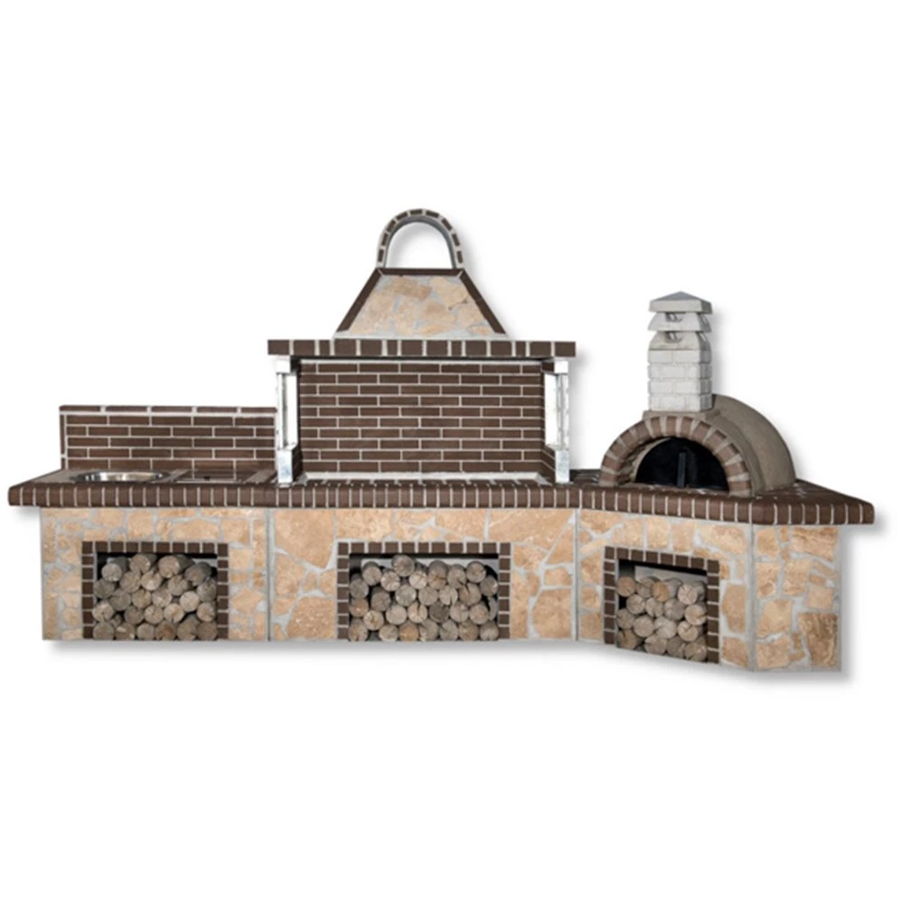 Σετ BBQ - Χτιστή ψησταριά SXISTOLITHOS 03080 4,00m 1 Σετ BBQ - Χτιστή ψησταριά SXISTOLITHOS 03080 4,00m