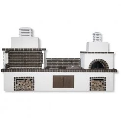 Σετ BBQ - Χτιστή ψησταριά SXISTOLITHOS 03090 4,15m