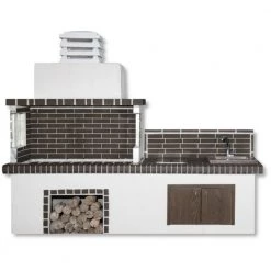 Σετ BBQ - Χτιστή ψησταριά SXISTOLITHOS 03091 2,95m