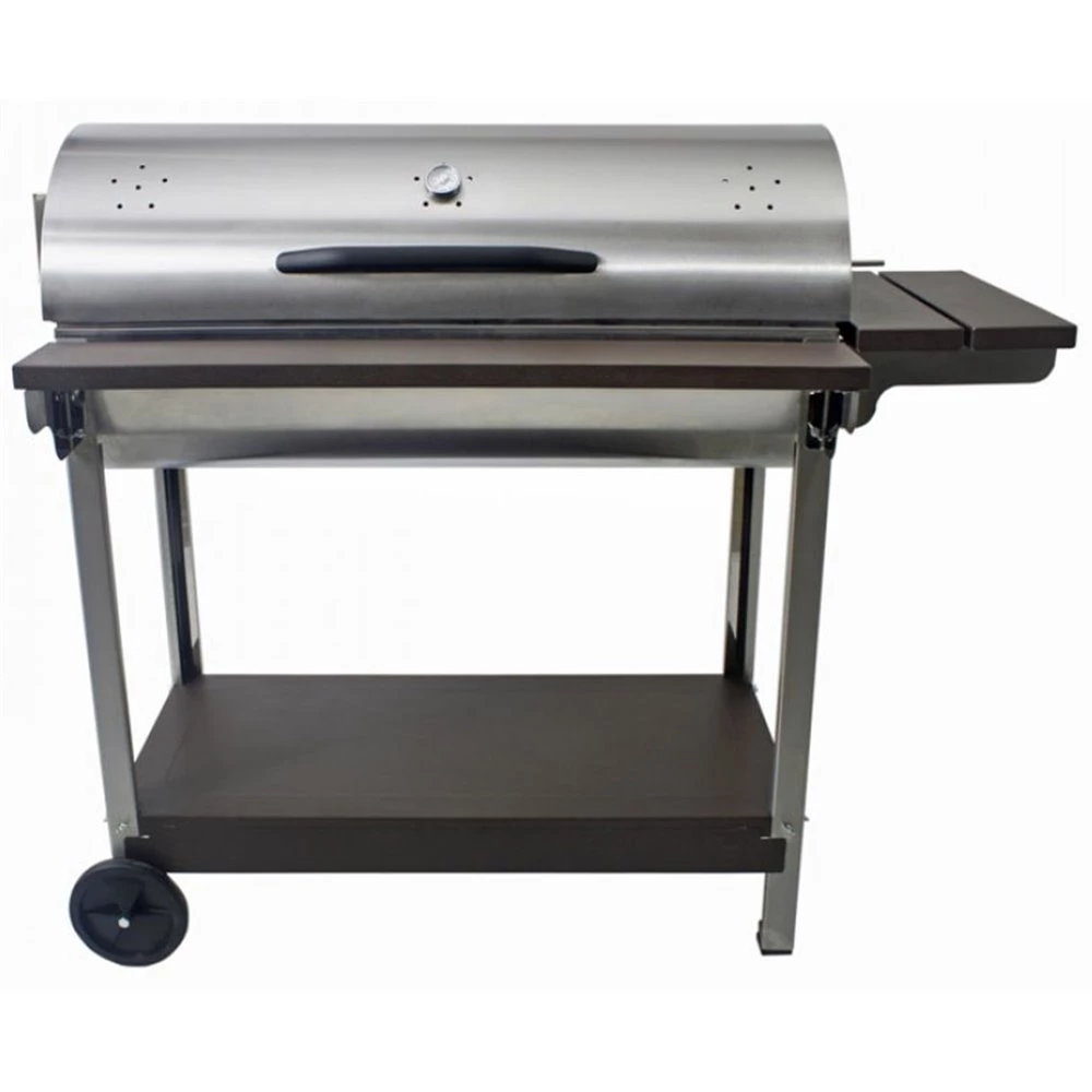 Ψησταριά κάρβουνου 112,5x54 Cm Inox PITSILOS βαρέλι μεγάλο 1046 2 Ψησταριά κάρβουνου 112,5x54 Cm Inox PITSILOS βαρέλι μεγάλο 1046 - Image 2