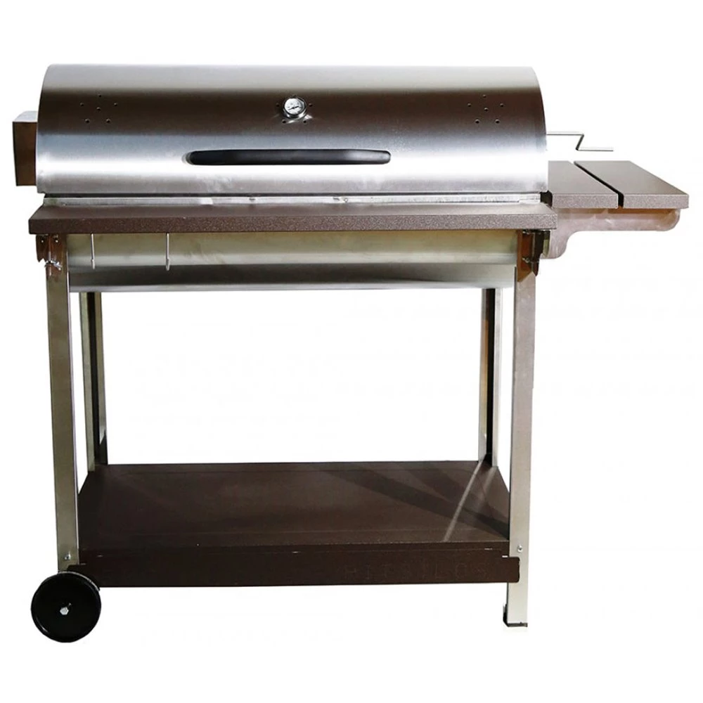 Ψησταριά κάρβουνου 112,5x54 Cm Inox PITSILOS βαρέλι μεγάλο 1046 4 Ψησταριά κάρβουνου 112,5x54 Cm Inox PITSILOS βαρέλι μεγάλο 1046 - Image 4