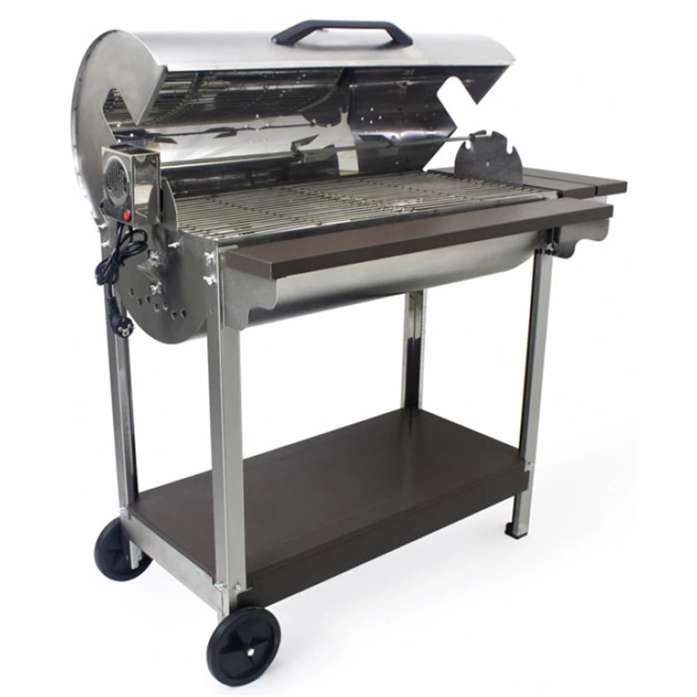 Ψησταριά κάρβουνου 112,5x54 Cm Inox PITSILOS βαρέλι μεγάλο 1046 1 Ψησταριά κάρβουνου 112,5x54 Cm Inox PITSILOS βαρέλι μεγάλο 1046