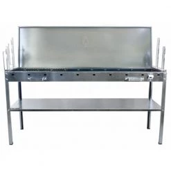 Ψησταριά κάρβουνου 150x50 Cm Γαλβανιζέ PITSILOS 118 -Αντλίες Θερμότητας Κατάστημα ψησταριά κάρβουνου 150x50 cm inox pitsilos 118 3