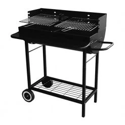 Ψησταριά κάρβουνου 76Χ40cm με ράφια BORMANN BBQ1170