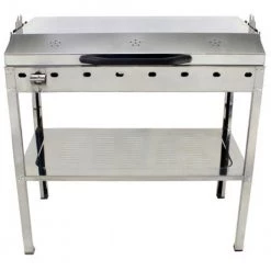 Ψησταριά κάρβουνου 80x40 Cm Inox PITSILOS 124 8 Ψησταριά κάρβουνου 80x40 Cm Inox PITSILOS 124 -Αντλίες Θερμότητας Κατάστημα ψησταριά κάρβουνου 80x40 cm inox pitsilos 124 3