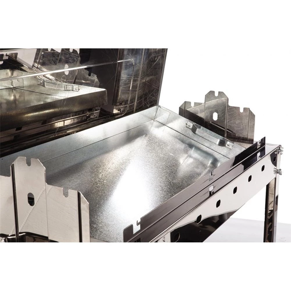 Ψησταριά κάρβουνου 80x40 Cm Inox PITSILOS 124 5 Ψησταριά κάρβουνου 80x40 Cm Inox PITSILOS 124 - Image 5