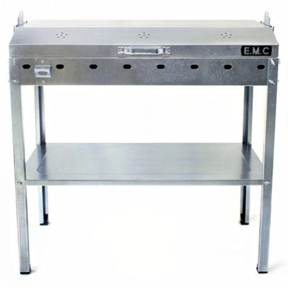 Ψησταριά κάρβουνου 80x40 Cm Γαλβανιζέ PITSILOS 134 2 Ψησταριά κάρβουνου 80x40 Cm Γαλβανιζέ PITSILOS 134 - Image 2