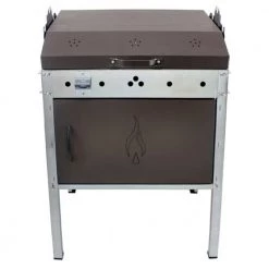 Ψησταριά κάρβουνου με βέγγε ντουλάπι 55x40 Cm Inox PITSILOS 119 -Αντλίες Θερμότητας Κατάστημα ψησταριά κάρβουνου με βέγγε ντουλάπι 55x40 cm inox pitsilos 119 2