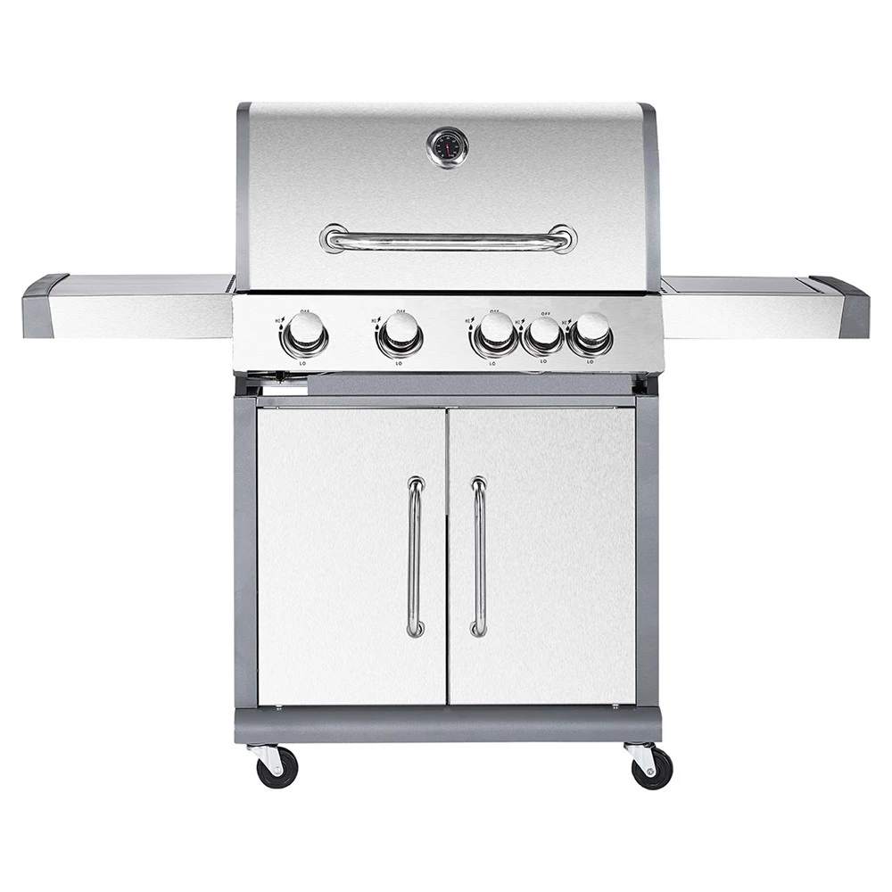 Ψησταριά υγραερίου 4+1 εστιών με μαντεμένια σχάρα BORMANN BBQ5050 1 Ψησταριά υγραερίου 4+1 εστιών με μαντεμένια σχάρα BORMANN BBQ5050