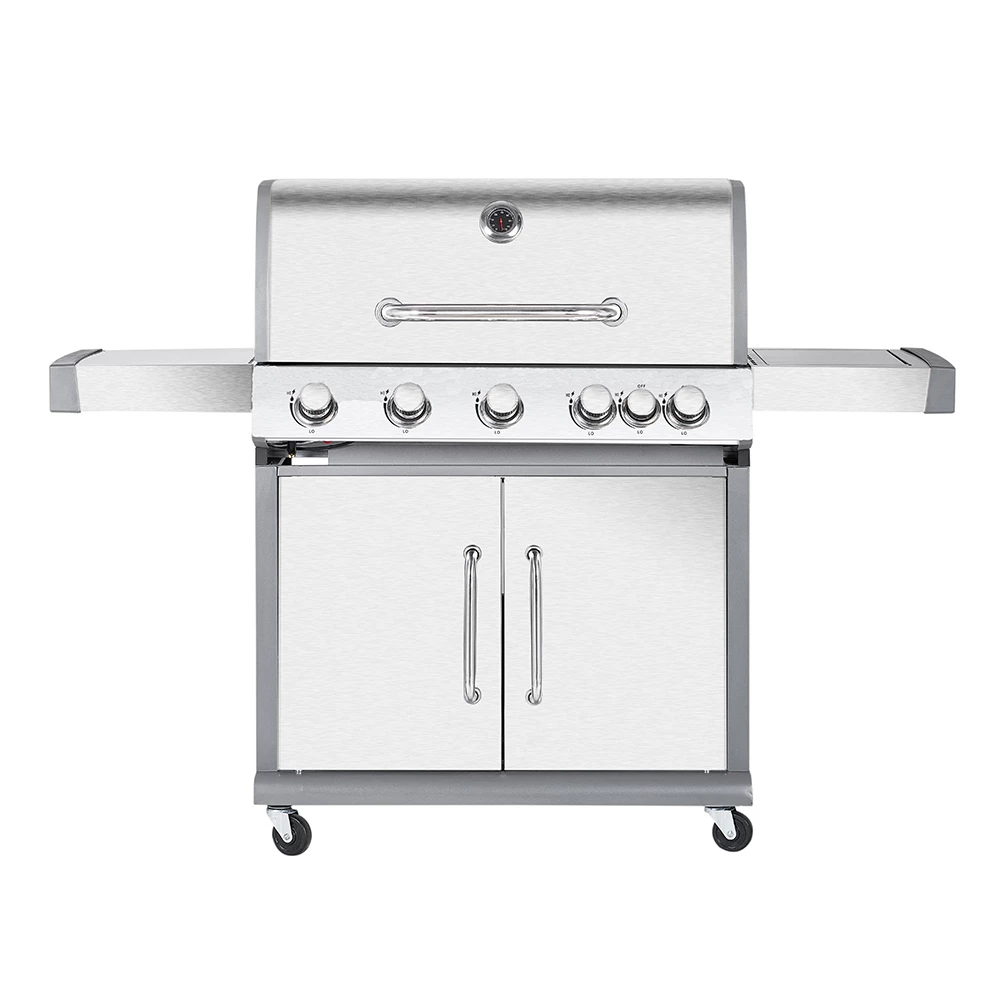 Ψησταριά υγραερίου 5+1 εστιών με μαντεμένια σχάρα BORMANN BBQ5100 1 Ψησταριά υγραερίου 5+1 εστιών με μαντεμένια σχάρα BORMANN BBQ5100